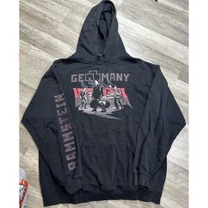 Vintage Rammstein Germany Mens Size 2XL Hoodie‎ RARE Promodoro